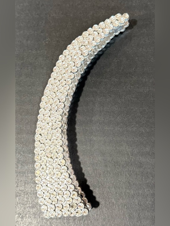 Accessories - Vintage 80’s Rhinestone Bling Banana Clip Hair Accessory
